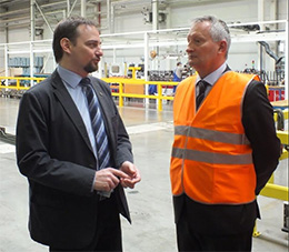 Новосибирский завод VEKA посетил Генеральный консул Федеративной Республики Германия
