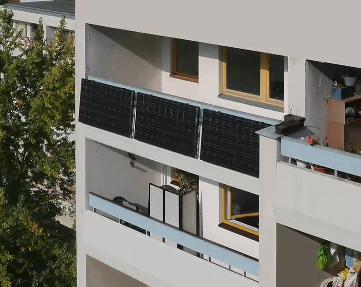 Эффективность PV-устройств выше на южных балконах