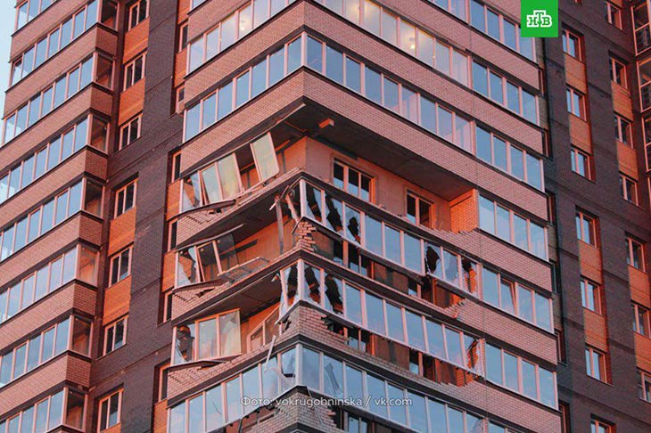 Ураганный ветер «сдул» балконы в новостройке Обнинска