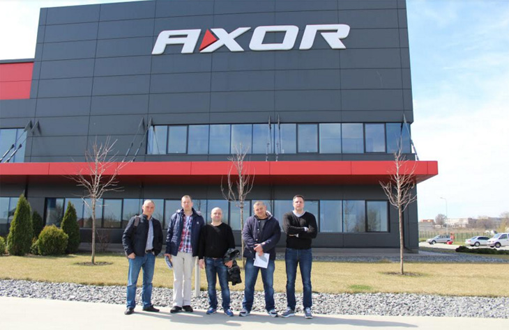 Представители оконных производств из Молдовы посетили завод AXOR 