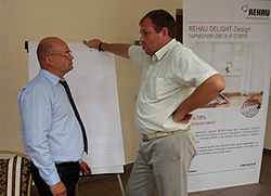 Сотрудники самарского бюро REHAU провели тренинг: «Эффективные продажи светопрозрачных конструкций по методу S.P.I.N.»