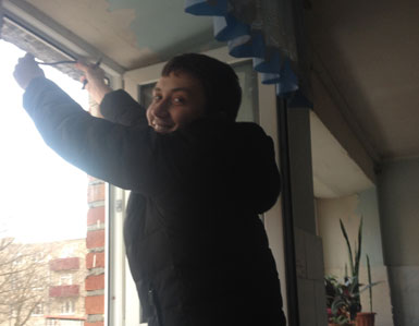 Новая акция «Доброе окошко»: остекление Азовского детского дома-интерната