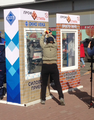 Окно от VEKA прошло очередное испытание в «Силовом приеме»