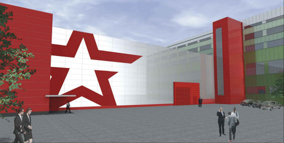 Компания Окна-Стар заключила договор на обустройство фасада новой студии телеканала "Звезда"