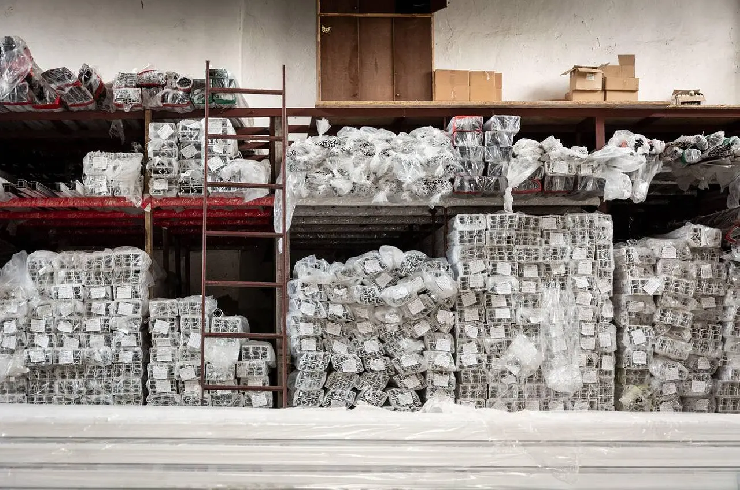 Склад пластиковых окон горел в Перми