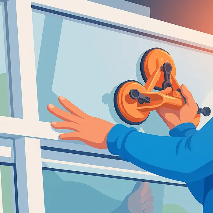 Тяжёлый груз — лёгкая работа: вакуумные присоски для монтажа