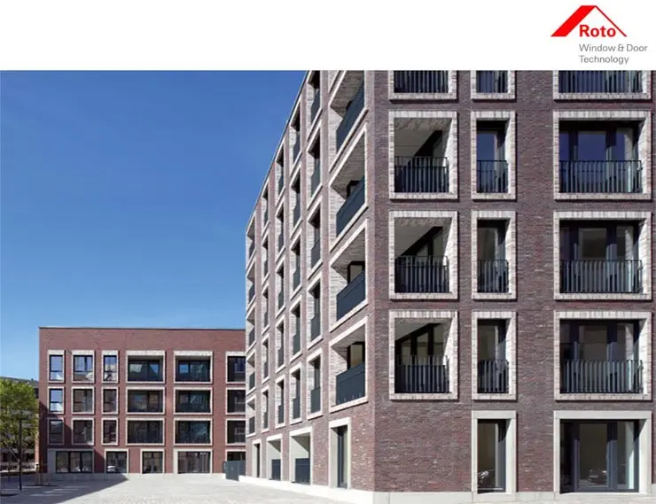 Построено с Roto: новый жилой квартал Katharien в Гамбурге