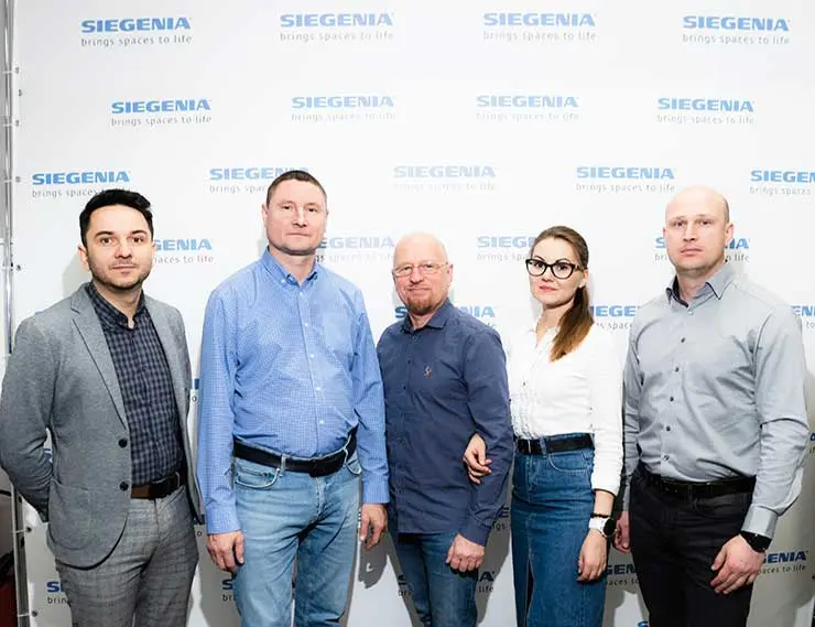 Встреча сотрудников московского офиса SIEGENIA, лидеров мнений отрасли и представителей компании «Консиб-Орел»