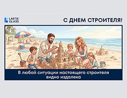Larta Glass поздравляет с Днем строителя!