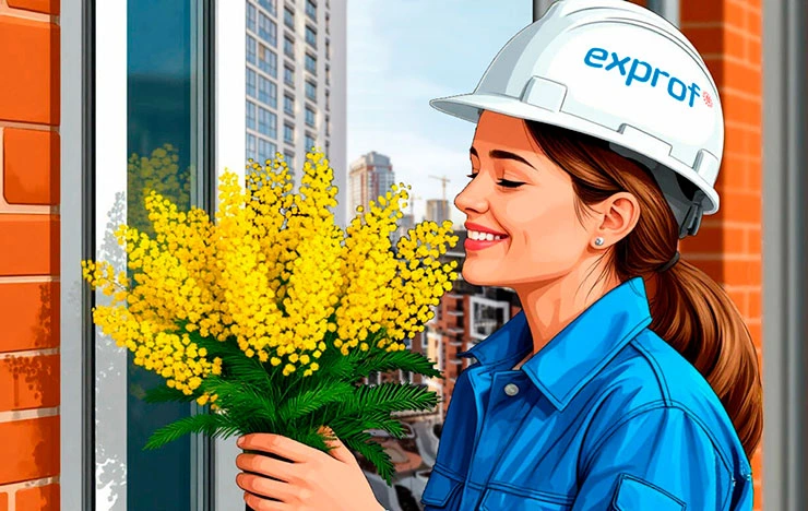 Компания «ЭксПроф» поздравляет женщин с 8 Марта