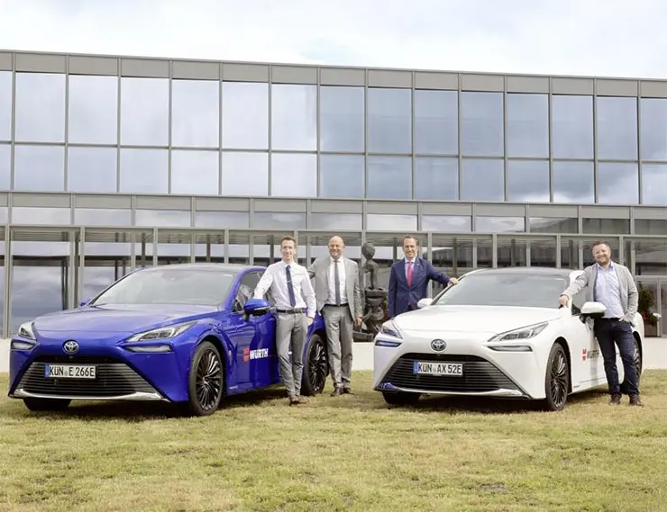 Торговые представители Würth пересядут на водородные автомобили и электрокары