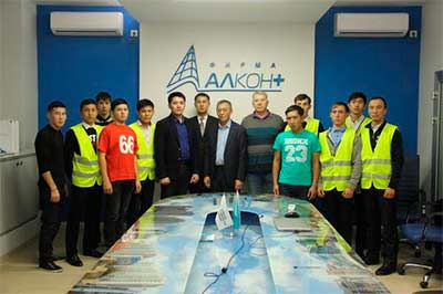 Студенты Строительно-технического колледжа посетили предприятие «Алкон+»