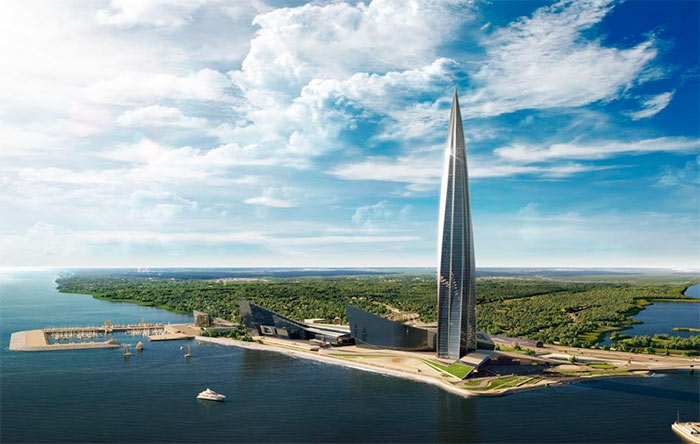 Как строили самый высокий небоскрёб России и Европы – «Лахта Центр» 