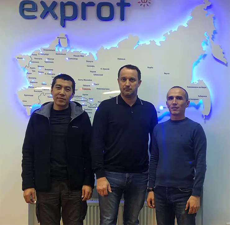 Новый партнер начинает продажи exprof на юге Казахстана