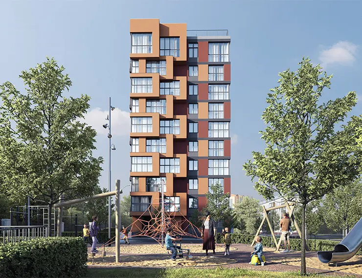 ЖК «Дом на Энгельса» будет остеклён флагманской системой «РЕХАУ DIAMANT»