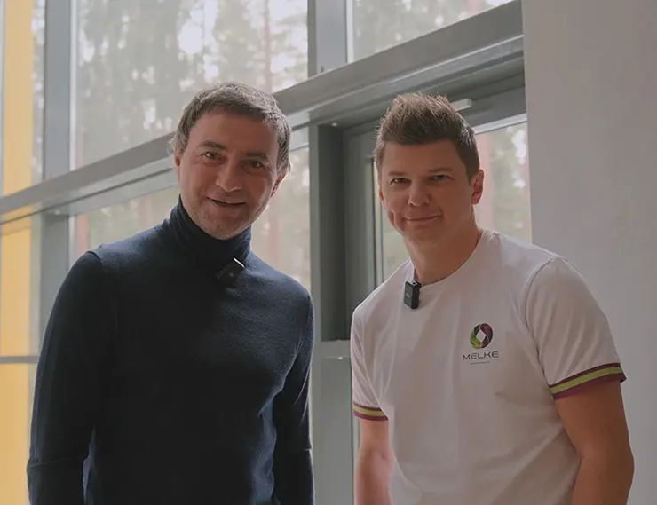 Melke продолжают продвигать новинку Melke Cool Colours вместе с… Андреем Аршавиным!