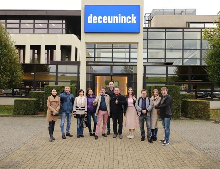 Лучшие дилеры Воронежского оконного завода посетили производство Deceuninck в Бельгии