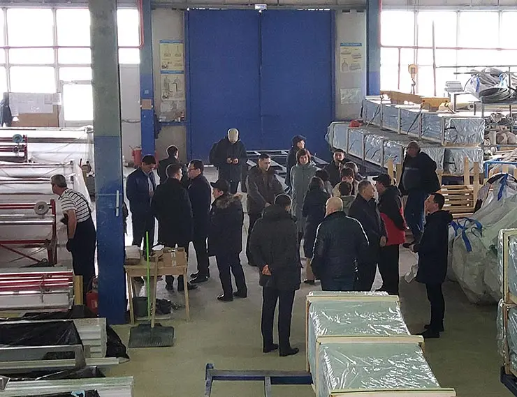 Завод «ЭксПроф» посетила большая делегация из Казахстана