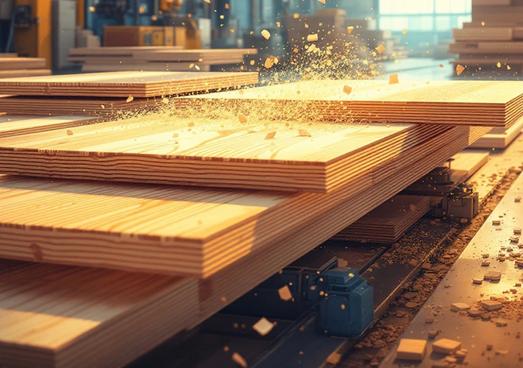 Рабочего зажало листами фанеры на дверной фабрике в Чувашии