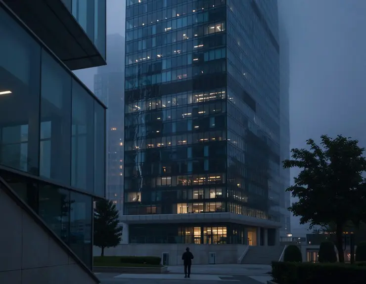 Упавшее с 50-го этажа окно едва не убило человека в ЖК City Bay в Москве