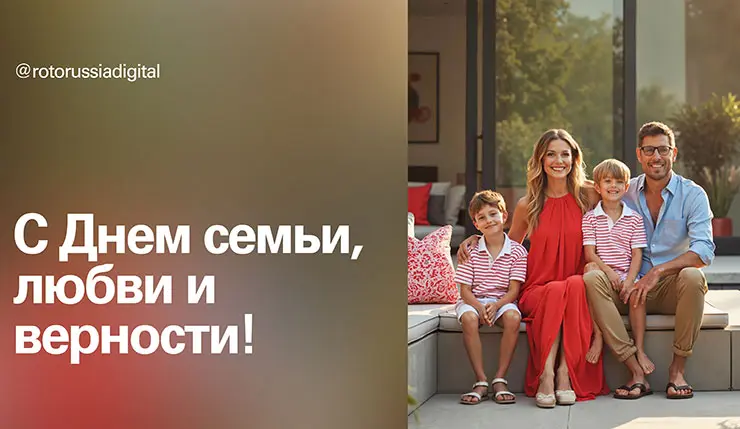 «РОТО ФРАНК» поздравляет с Днем семьи, любви и верности