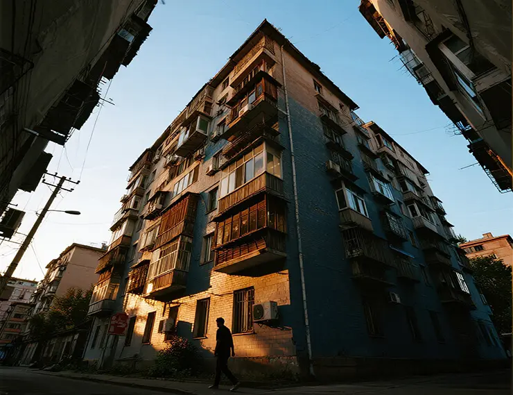 В Госдуме предложили перекрасить фасады хрущевок в позитивные цвета