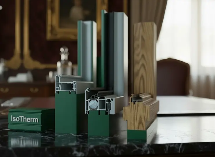 «ЕТС Групп» представляет теплый подставочный профиль IsoTherm Green — новое слово в энергоэффективности оконных и дверных систем