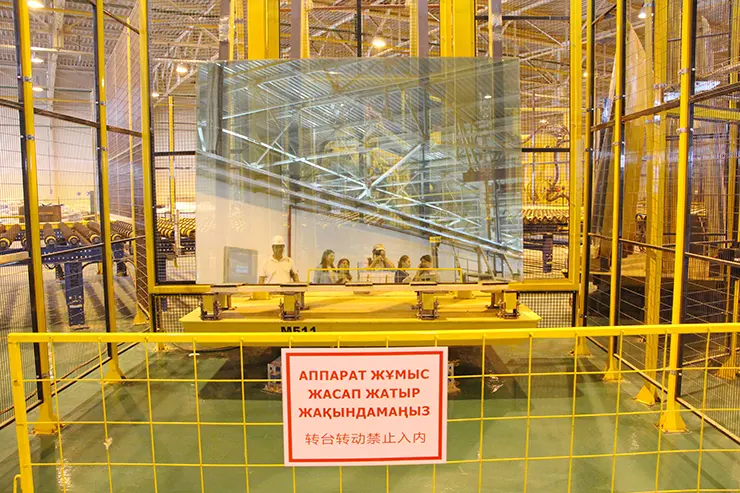 В этом году завод листового стекла в Кызылорде экспортировал 75 тыс. тонн продукции