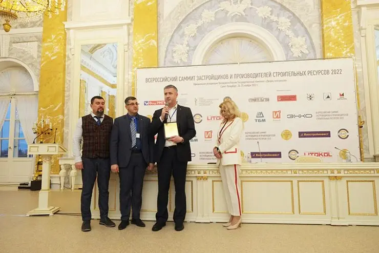 Компания «ТБМ» получила золотой знак «Надежный российский производитель строительных ресурсов»