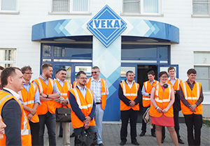 На новосибирском предприятии VEKA Rus состоялась встреча с бизнес-представителями из Германии