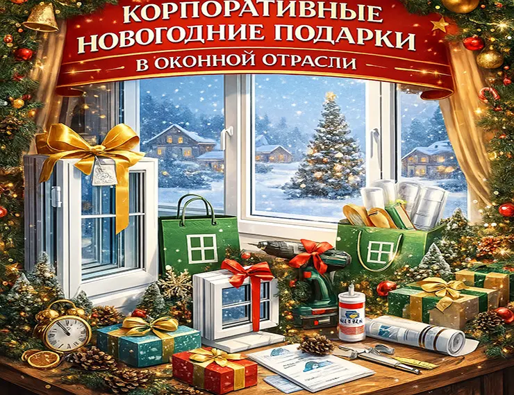 Подарки в оконной отрасли: как удивить коллег и укрепить отношения в Новом 2026 году