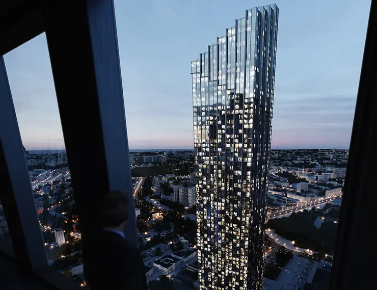 85-этажный жилой небоскреб «Дом Дау» построят в «Москва-Сити»