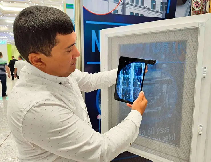 На промышленной выставке в Туркменистане презентовали «умную» оконную сетку