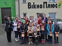 Партнера VEKA Ukraine поздравили воспитанники школы-интерната