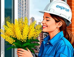 Компания «ЭксПроф» поздравляет женщин с 8 Марта