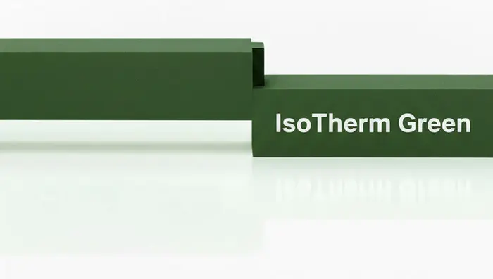 Теплый профиль для выносного монтажа IsoTherm Green на базе высокоплотного полиуретана