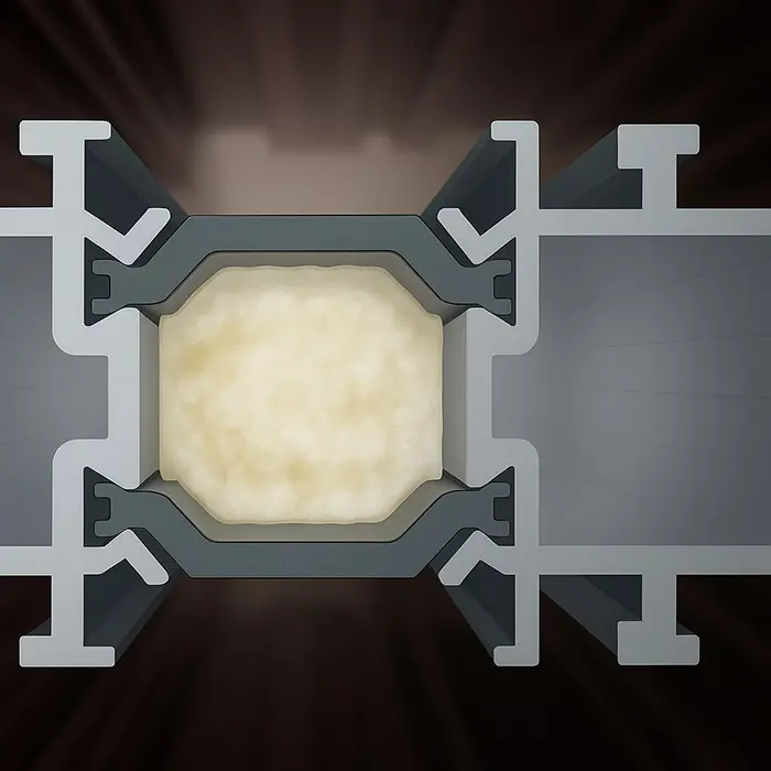 Вспенивающийся термокабель «ЕТС» после расширения