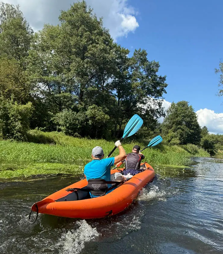 Фото: команда РЕХАУ на выезде на байдарках, © РЕХАУ Фото: команда РЕХАУ на выезде на байдарках, © РЕХАУ