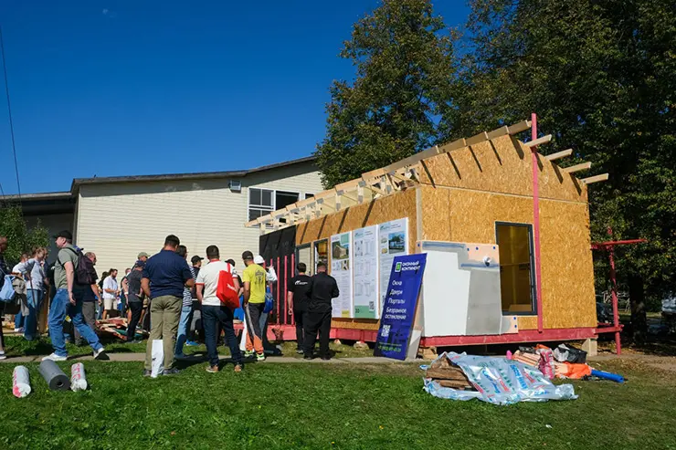 Конструкции из профиля VEKA в составе каркасного дома Конструкции из профиля VEKA в составе каркасного дома