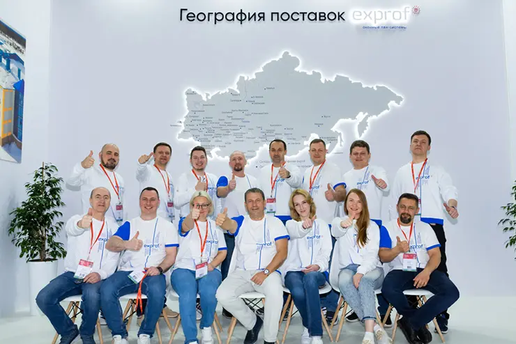 Команда «ЭксПроф» на выставке MosBuild 2023