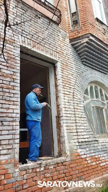 Окна в стиле "модерн" особняка Соколовых в Саратове