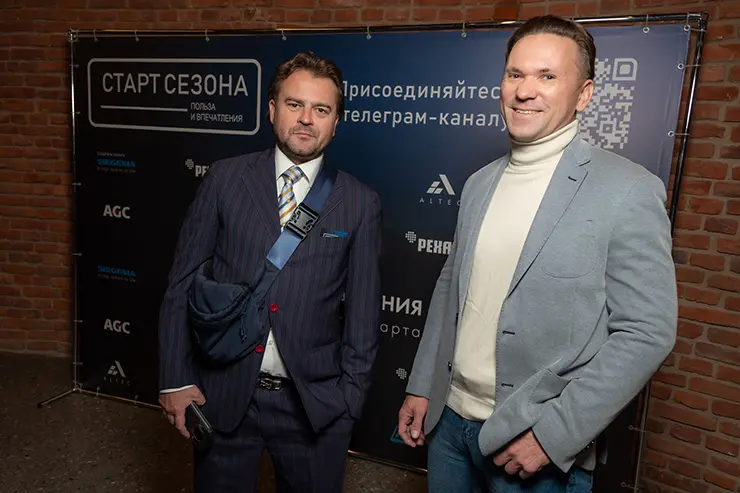 Дмитрий Еременков и Алексей Игнатин - менеджер розничного отдела компании «Беккер»