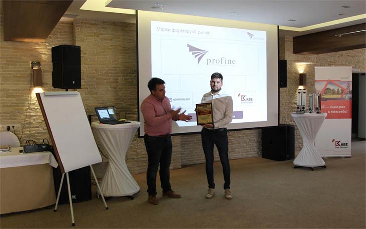 profine RUS вручила сертификат официального партнера компании ГК «Оконные Технологии»