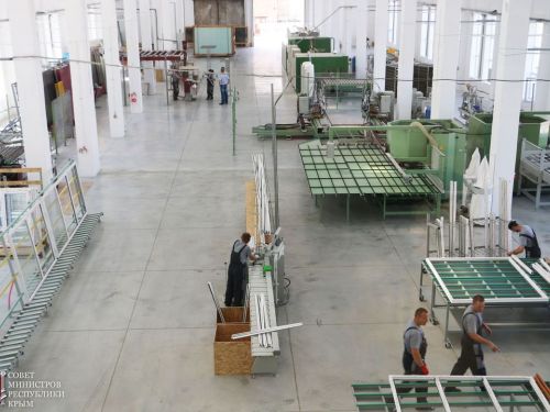 В Крыму открылось новое предприятие по производству пластиковых окон