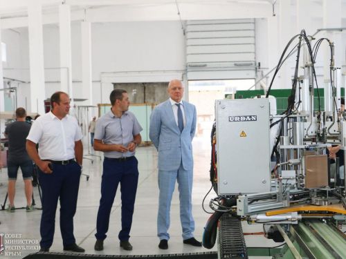 В Крыму открылось новое предприятие по производству пластиковых окон