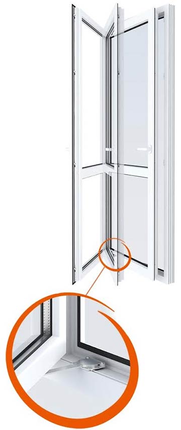 Магнитный ограничитель для окон и балконных дверей может больше