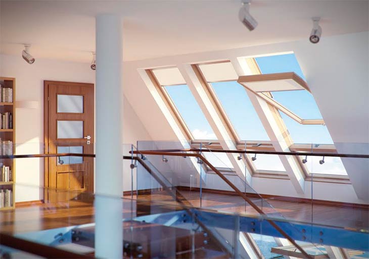 Самое высокое мансардное окно в мире FDY-V U3 Duet proSky