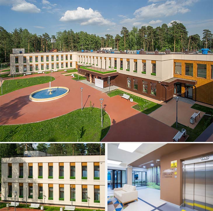 Профильной системой ALUMARK остеклён первый в РФ и Восточной Европе гериатрический центр премиум класса