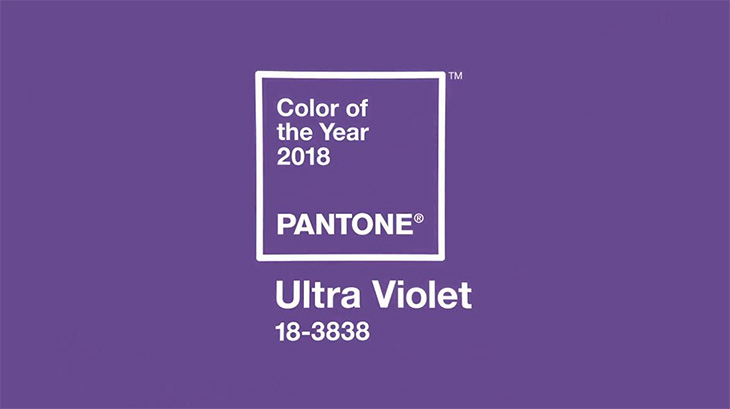 Хит 2018 года: ультрафиолетовый цвет в декоре окон