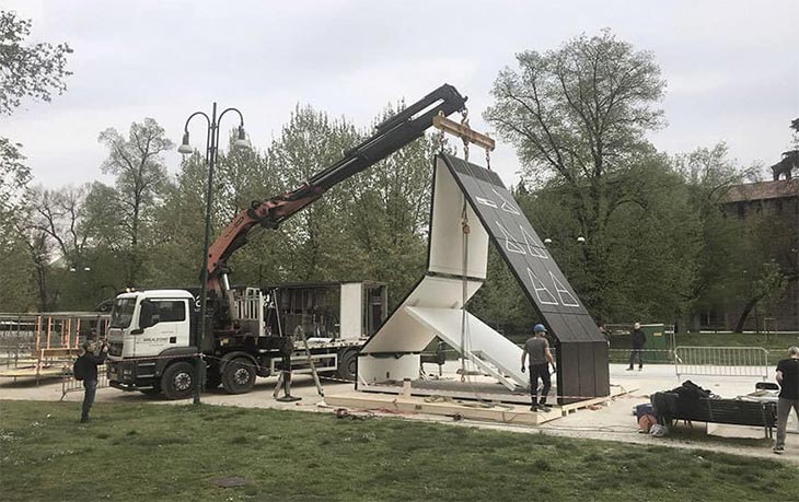 Изобретен складной дом за 1,5 млн, который можно собрать и увезти с собой